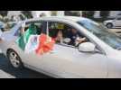 In cars, thousands demand president’s resignation in 10 Mexican states