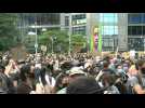 US President's birthday marked by protest outside Trump International in NYC