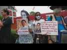 Protest in Bangkok to demand investigation of disappeared Thai activist in Cambodia