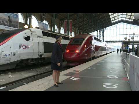 First 'Thalys' high-speed train leaves Paris for Dortmund as borders reopen