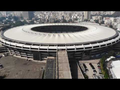 Footage of Brazil's Maracana Stadium