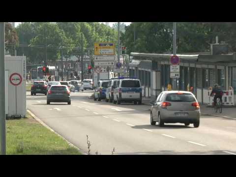 Reopening of French-German border at Kehl