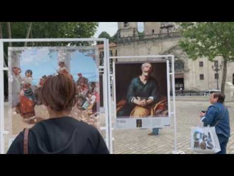 Artworks from Bilbao Fine Arts Museum on display in the city's streets