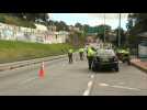 Colombian police set up random checkpoints outside quarantined neighbourhoods