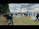 Clashes with police at demonstration by French healthcare workers