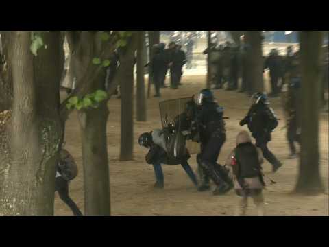 France: Police detain protesters as health workers march in Paris