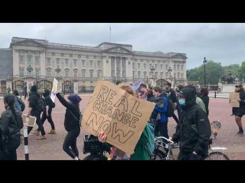 Black Lives Matter protesters march in British capital