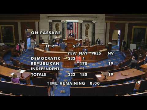 US House Democrats pass DC statehood bill in historic vote