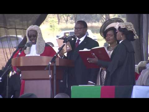 Malawi's new president Chakwera is sworn in