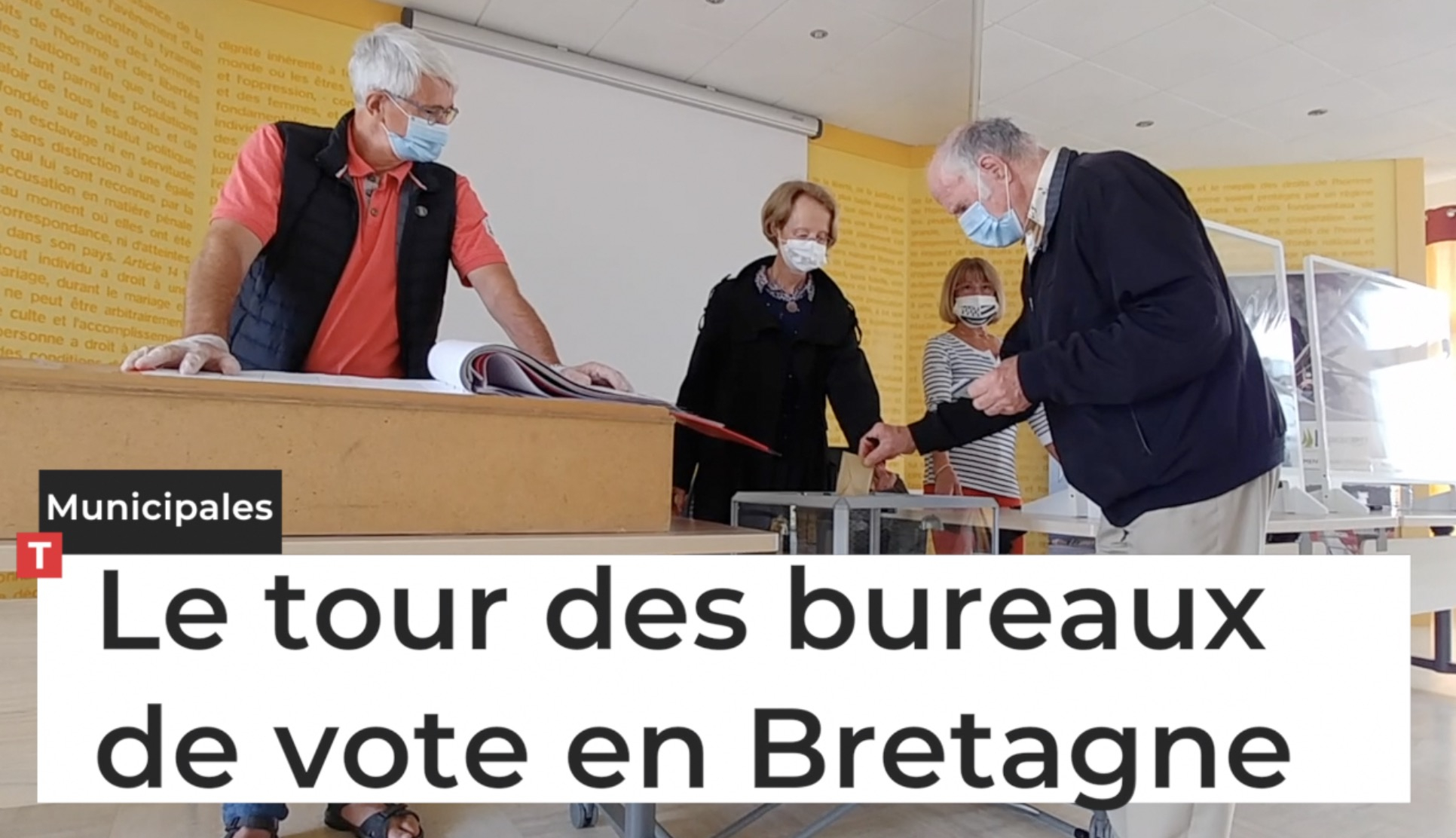 Municipales. Le tour des bureaux de vote en Bretagne (Le Télégramme)