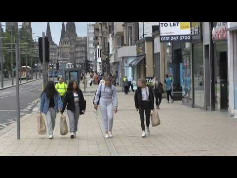 Edinburgh shops reopen as lockdown eases