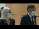 French ex-PM Fillon and wife arrive for Paris court's decision
