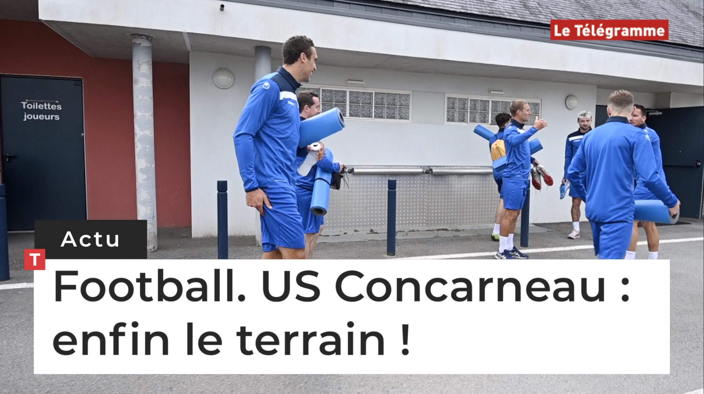 Football. US Concarneau : enfin le terrain ! (Le Télégramme)
