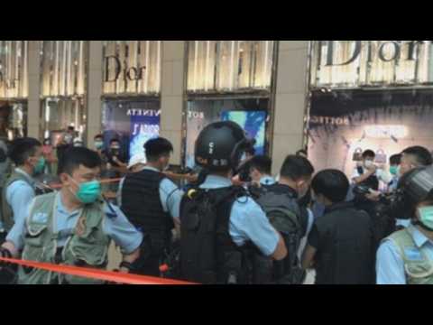 Protest in Hong Kong after Beijing ratifies controversial security law