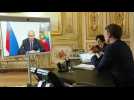 France's Macron holds videoconference with Russian president Putin