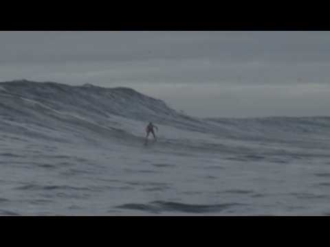 12-year-old surfer rides waves in Cape Town