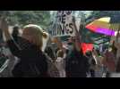 Protesters gather in George Floyd's hometown Houston - Label : AFPTV - First images - Category : News