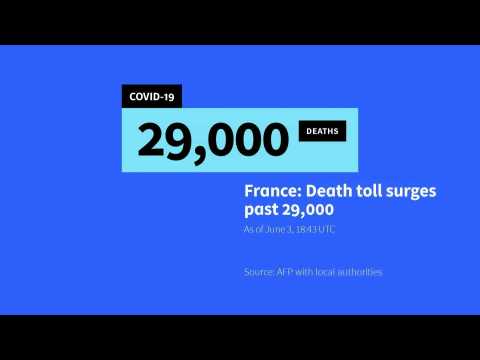 More than 29,000 coronavirus deaths recorded in France: AFP tally