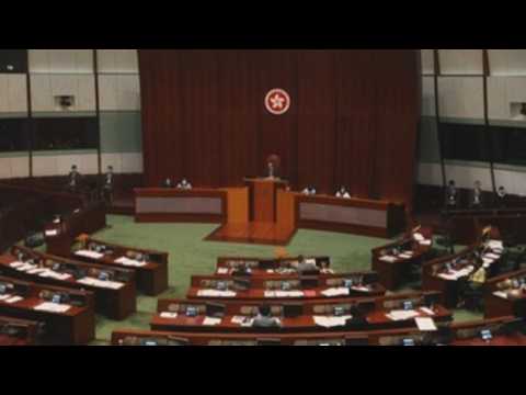 Hong Kong parliament continues debate on China's contentious security law