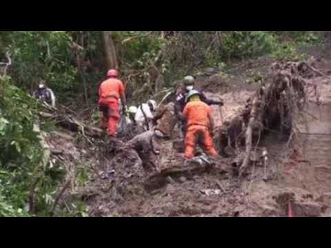 At least 20 dead in El Salvador after heavy rains, landslide