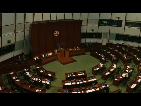 Hong Kong legislature resumes debate on national anthem law ahead of vote