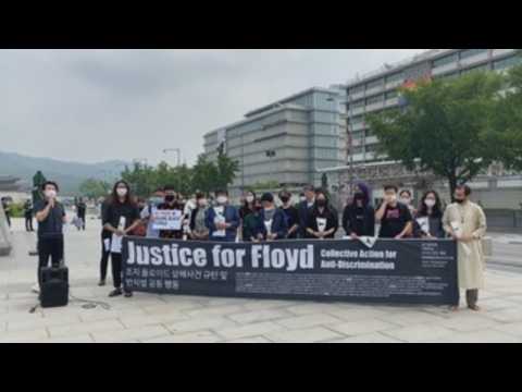 South Koreans rally to support Black Lives Matter protests