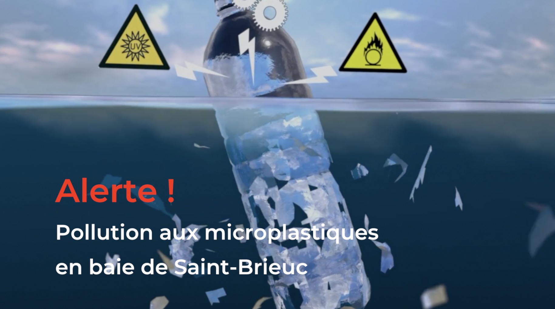Pollution aux microplastiques en baie de Saint-Brieuc (Le Télégramme)