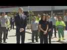 King and Queen of Spain observe a minute of silence for COVID-19 victims