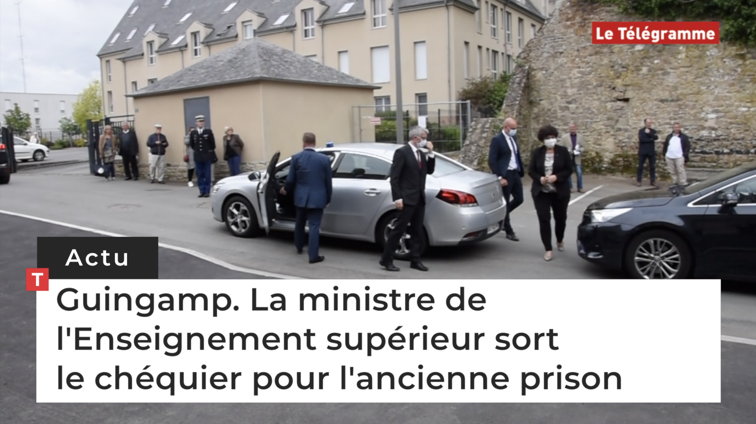 Guingamp. La ministre de l'Enseignement supérieur sort le chéquier pour l'ancienne prison (Le Télégramme)