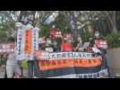 Pro-democracy activists hold protest against Beijing in Hong Kong