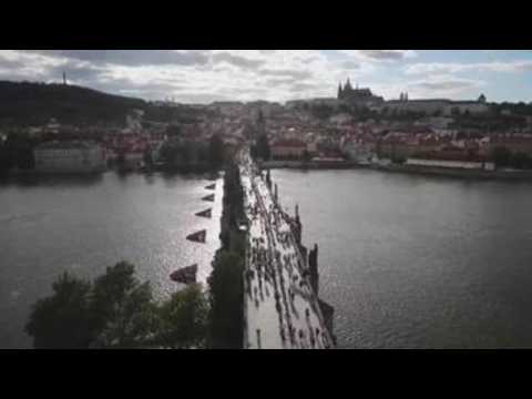 Prague farewells COVID-19 with massive dinner party on iconic Charles Bridge