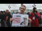 Protest in St. Petersburg over constitutional referendum