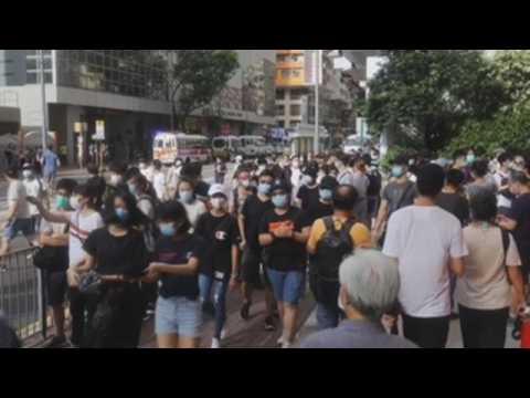 Hundreds arrested in first day of national security law in Hong Kong