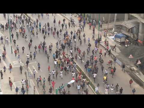 Protesters march in Addis Ababa after Ethiopian singer shot dead