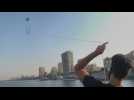 Thousands of kites fly over Nile amid pandemic