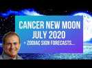 Cancer New Moon July 2020 + Zodiac Sign Forecasts
