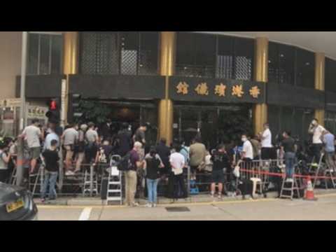Memorial ceremony for late Macau tycoon Stanley Ho in Hong Kong