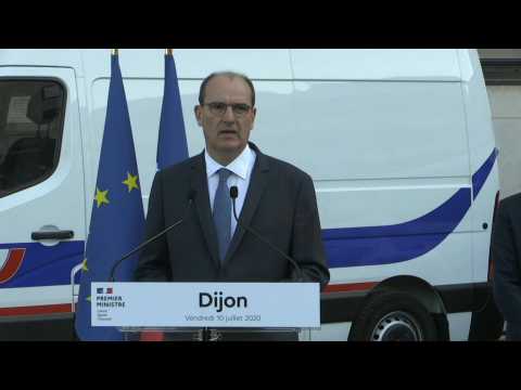 French PM lauds security forces during visit to Dijon