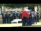Military tribute for gendarme killed by hit and run driver