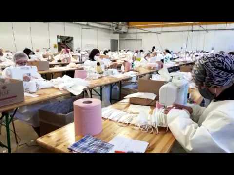  RKF ouvre les portes de son grand atelier de fabrication de masques à Belfort