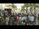 Senegal: workers in Dakar rush home before strict night-time curfew