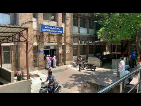 India: Outside the hospital treating gas leak victims