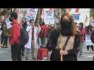 Health workers in Argentina protest for PPE, pay hikes
