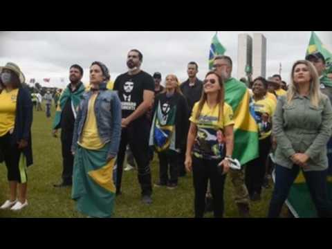 Bolsonaro supporters hold protest against COVID-19 quarantine measures