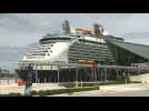 Crew members go on hunger strike aboard cruise ship docked in Miami