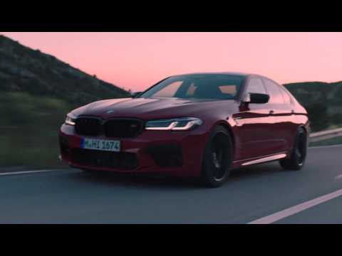 The new BMW M5 Competition Driving Video