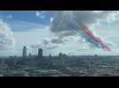 Flypast over London as President Macron visits - Label : AFPTV - First images - Category : News