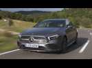 The new Mercedes-Benz A 250 e in Mountain grey Driving Video