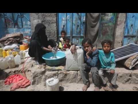 Yemeni refugees in Sana'a