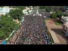 Tens of thousands protest in Mali anti-government rally